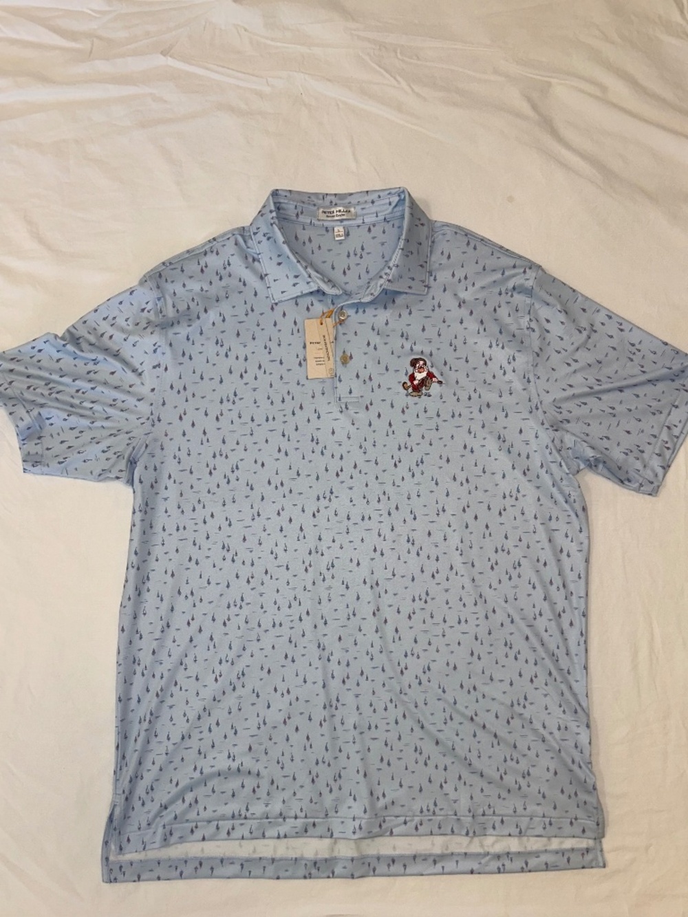 Peter Millar Disney Golf Polo - size L - NEW WITH TAGS